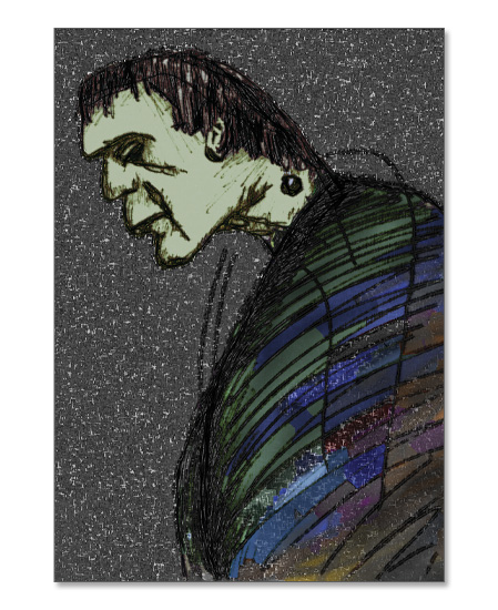 Frank Halloween Illustration