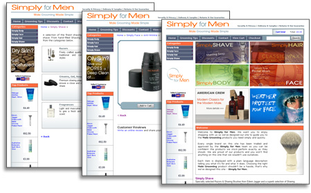 Simply For Men Website